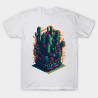 Cactus fantasy graffiti art T-Shirt